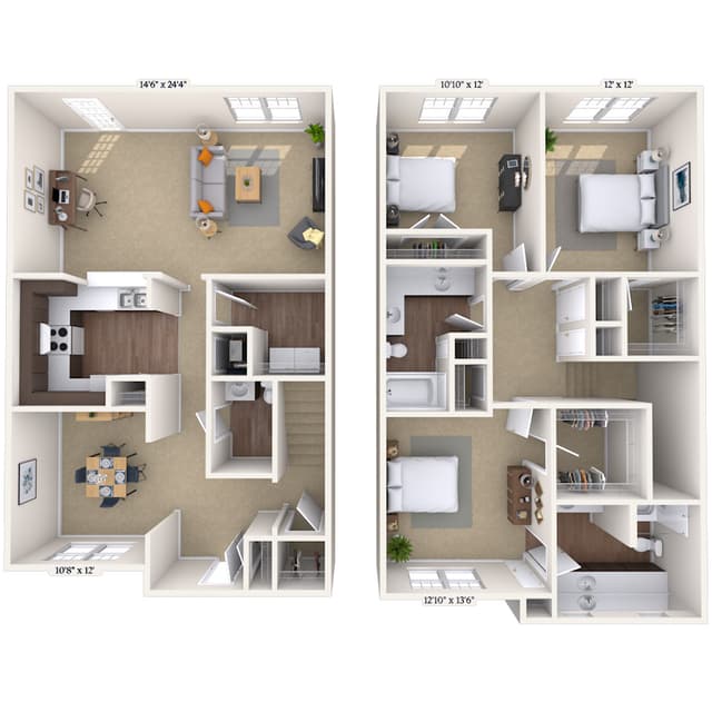 Floorplan image of unit 01515