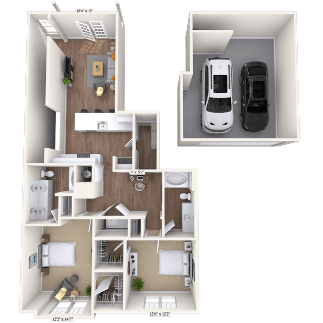 Floorplan image of unit 171713