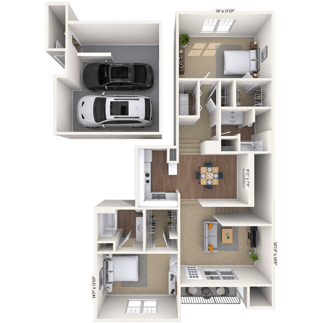 Floorplan image of unit 09909