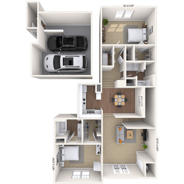 Floorplan image of unit 181806