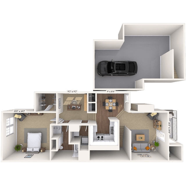 Floorplan image of unit 06612