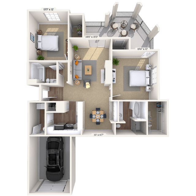 Floorplan image of unit 070728