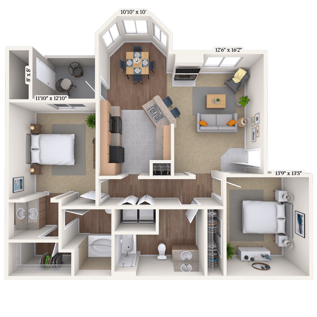 Floorplan image of unit 313103