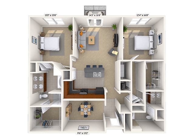 Floorplan image of unit 05-5319