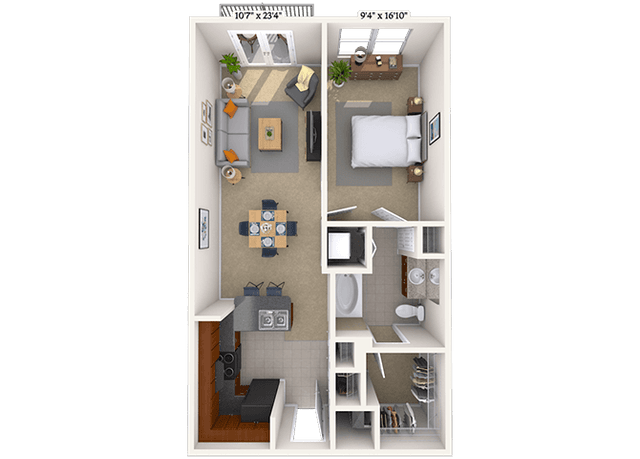 Floorplan image of unit 05-5405