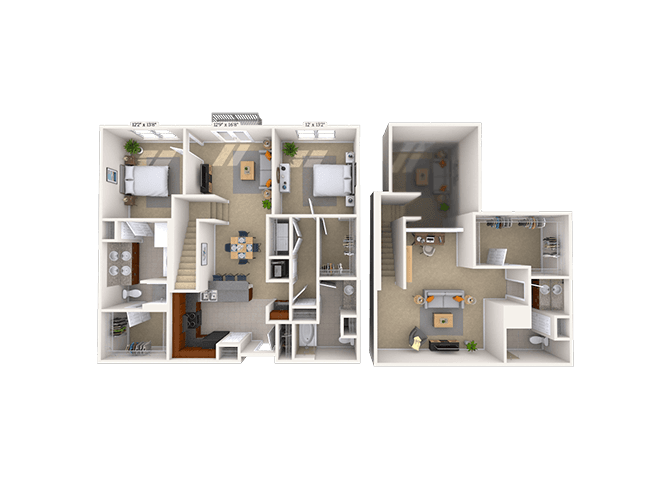 Floorplan image of unit 02-2317