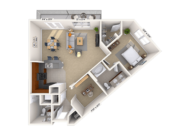 Floorplan image of unit 01-1221