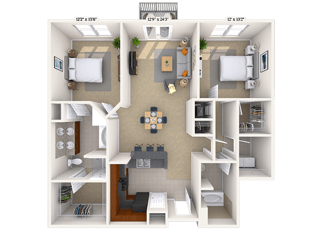 Floorplan image of unit 05-5409