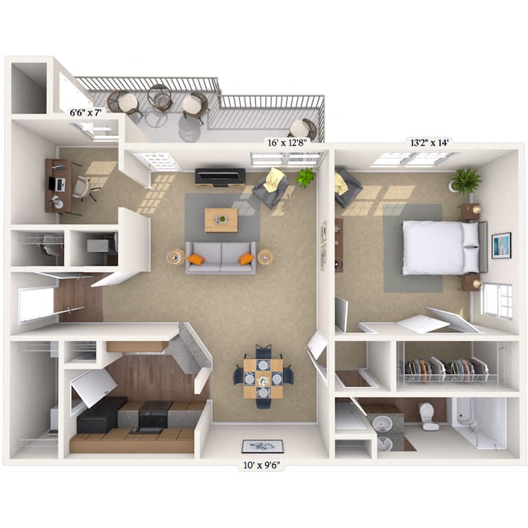Floorplan image of unit 090915