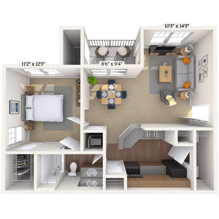 Floorplan image of unit 202020