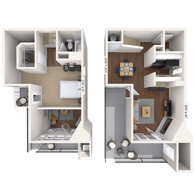Floorplan image of unit 111194