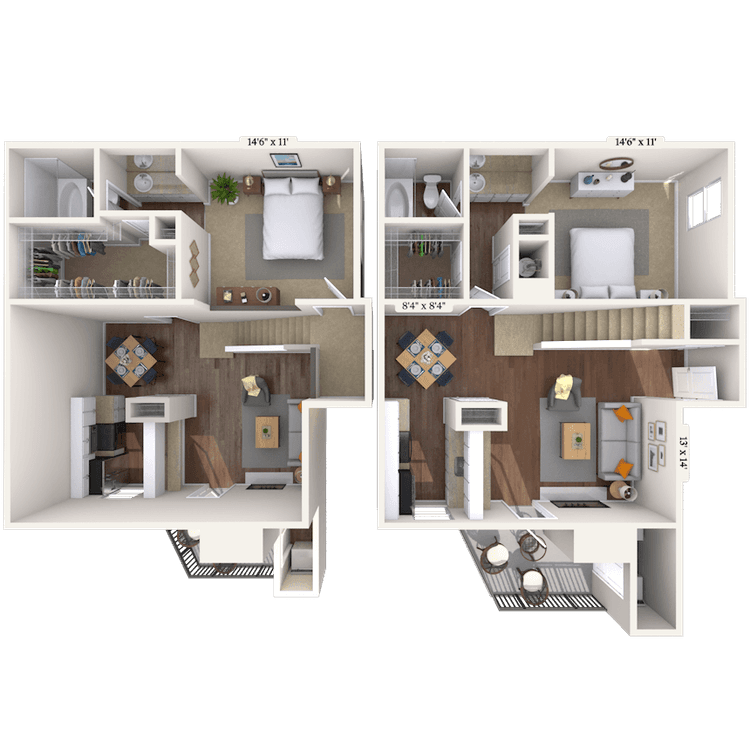 Floorplan image of unit 202015