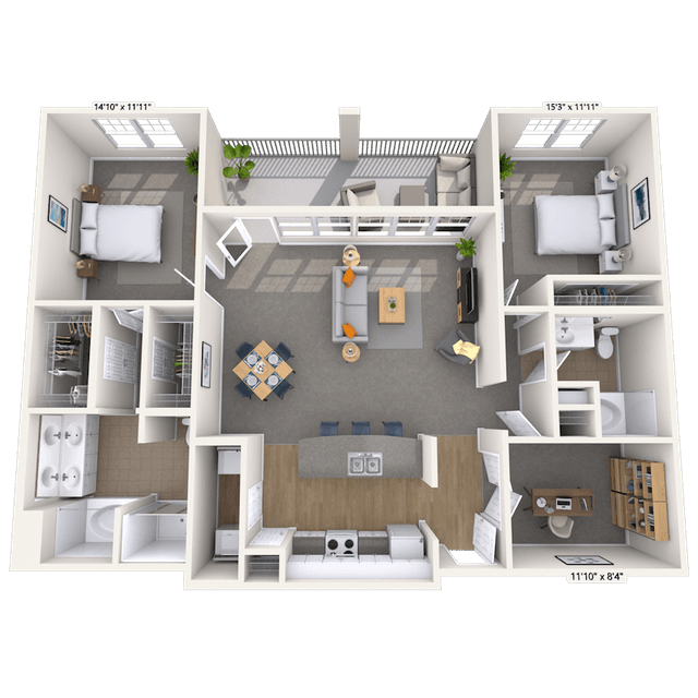 Floorplan image of unit 01231