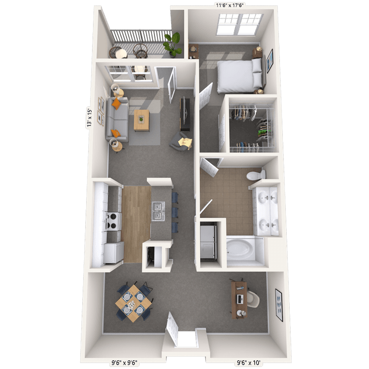 Floorplan image of unit 01468