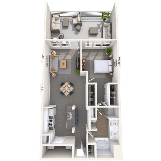 Floorplan image of unit 01209