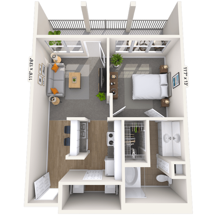 Floorplan image of unit 01234