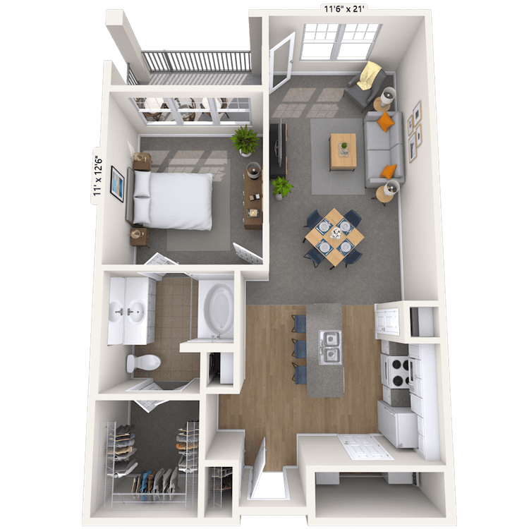 Floorplan image of unit 01253