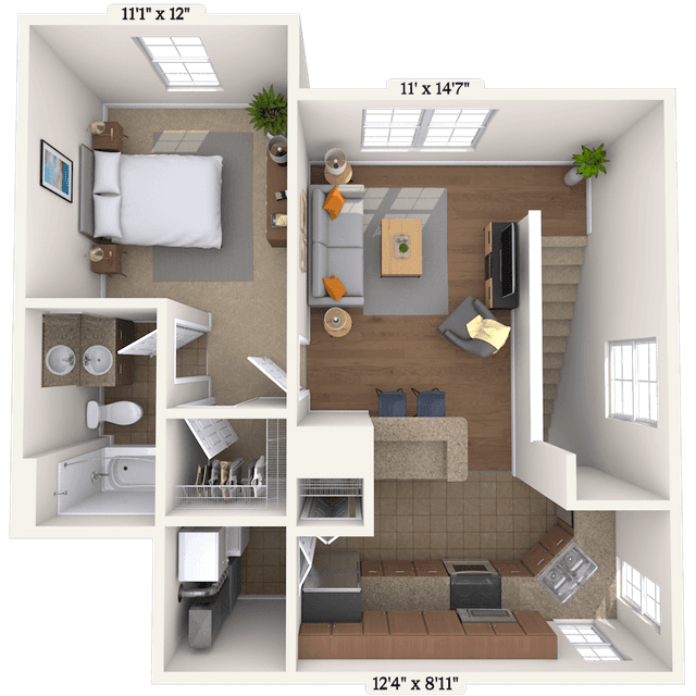 Floorplan image of unit 0107201
