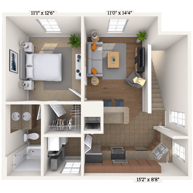 Floorplan image of unit 0112202