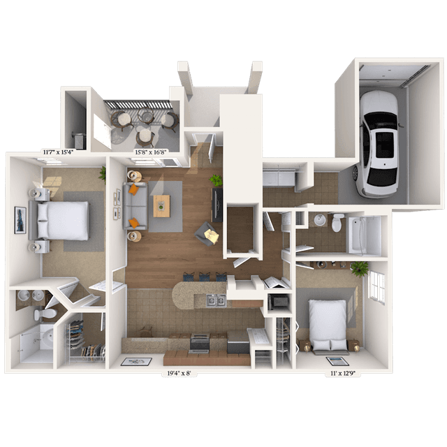 Floorplan image of unit 0115101