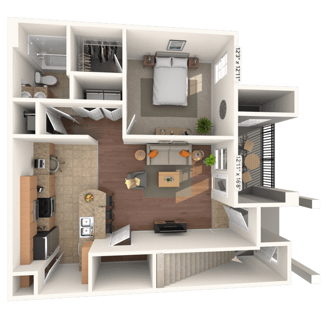 Floorplan image of unit 0102103