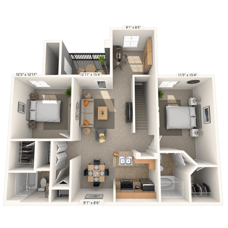 Floorplan image of unit 0108202