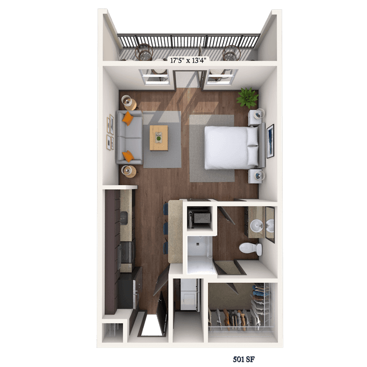 Floorplan image of unit II 9120