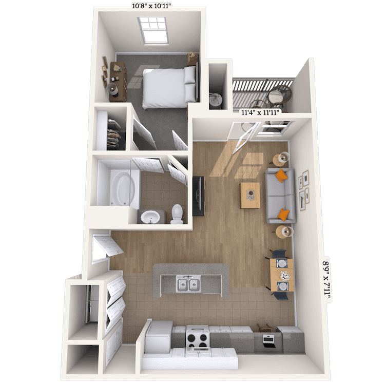 Floorplan image of unit 0808106