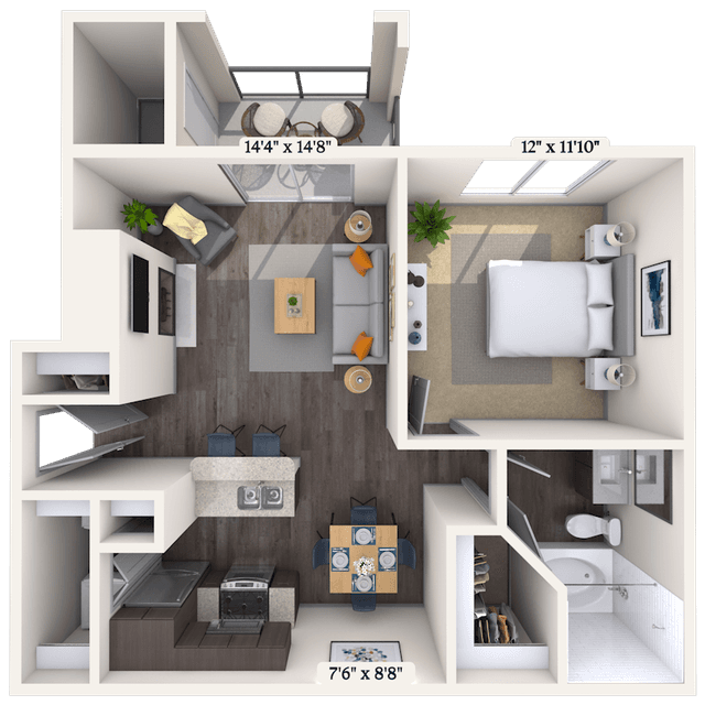 Floorplan image of unit 010133