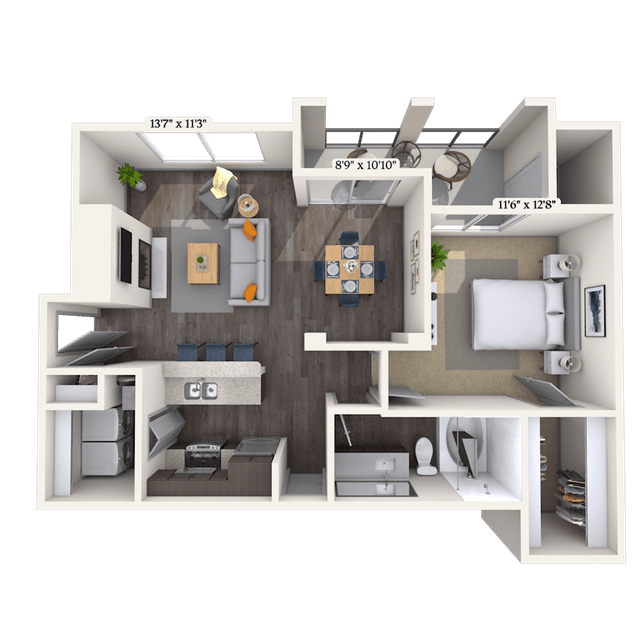 Floorplan image of unit 010922
