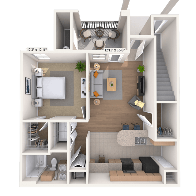 Floorplan image of unit 0108104