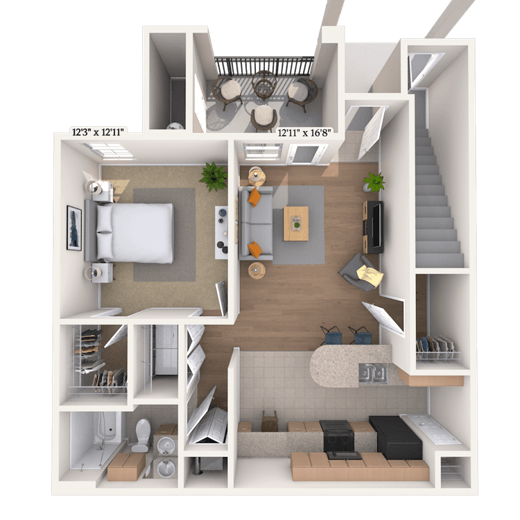 Floorplan image of unit 0112103