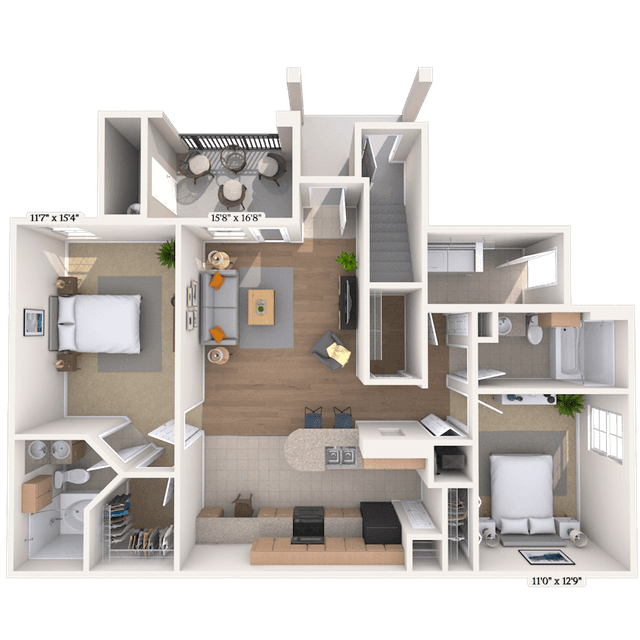 Floorplan image of unit 0102103