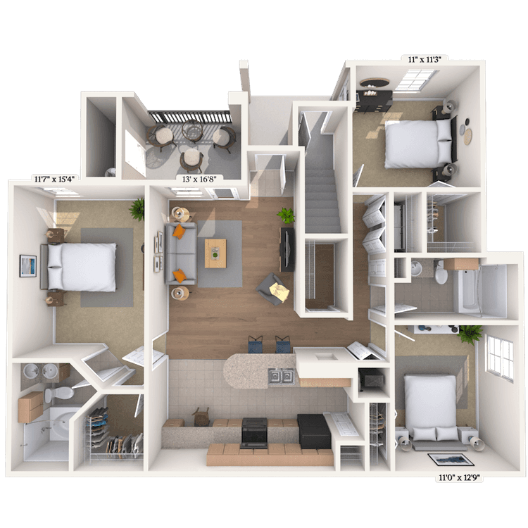 Floorplan image of unit 0112108