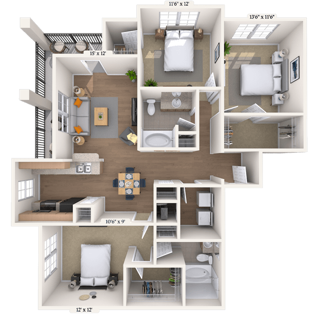 Floorplan image of unit 0101310
