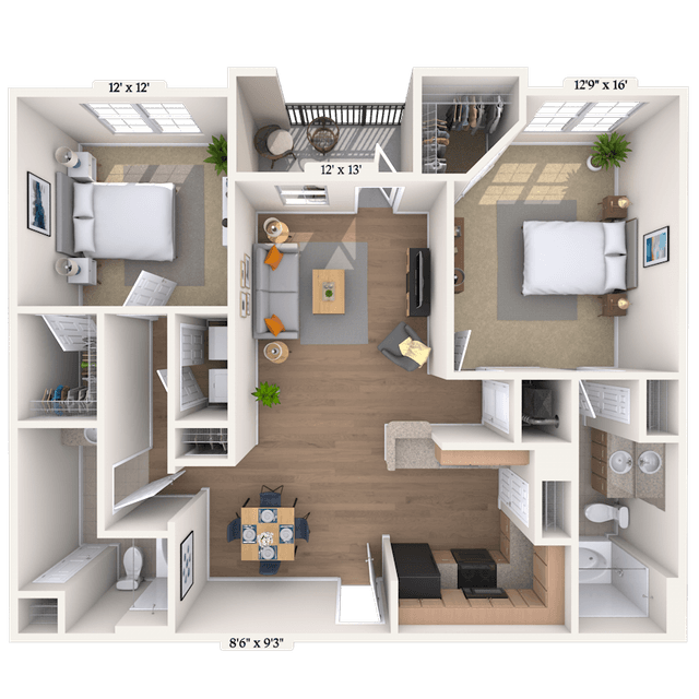 Floorplan image of unit 0303101