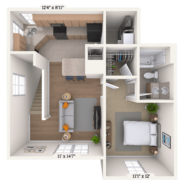 Floorplan image of unit 0102201