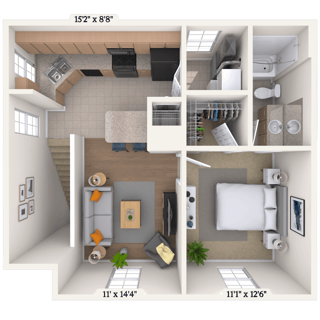 Floorplan image of unit 0124202