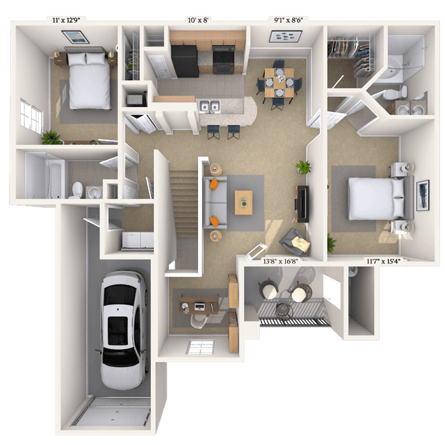 Floorplan image of unit 0131209