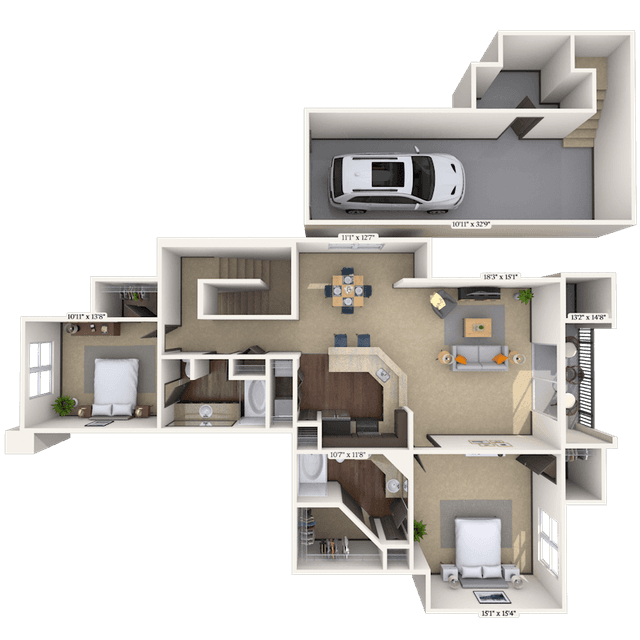 Floorplan image of unit 003022
