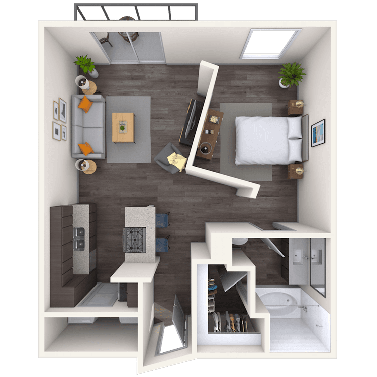 Floorplan image of unit 11022