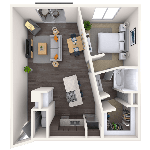 Floorplan image of unit 12031