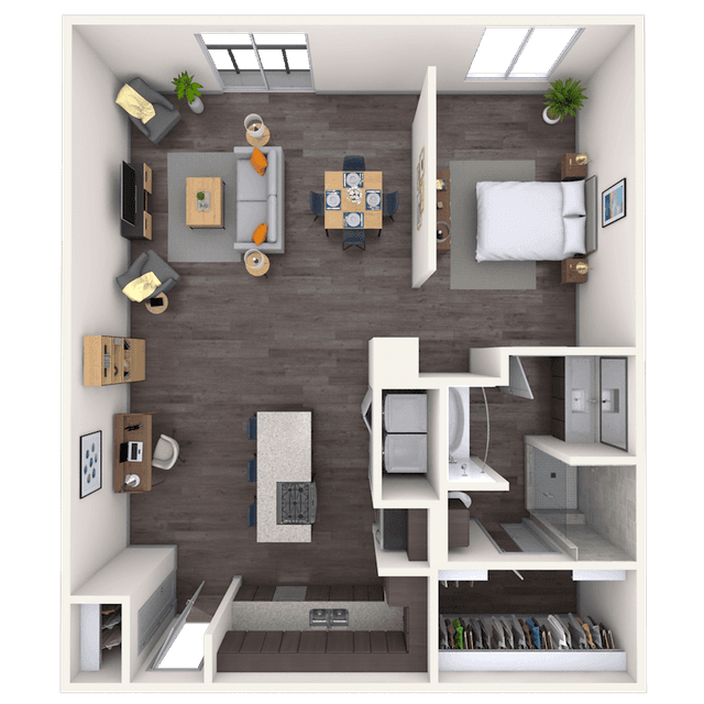Floorplan image of unit 12042
