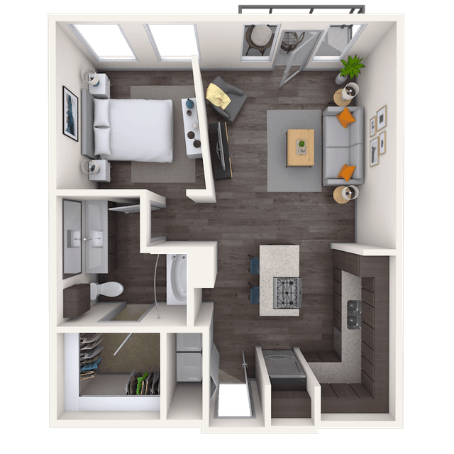 Floorplan image of unit 12090
