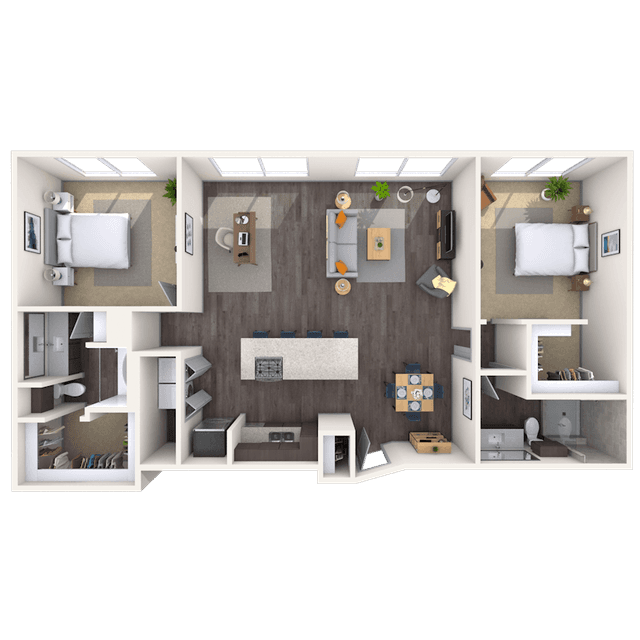 Floorplan image of unit 13010