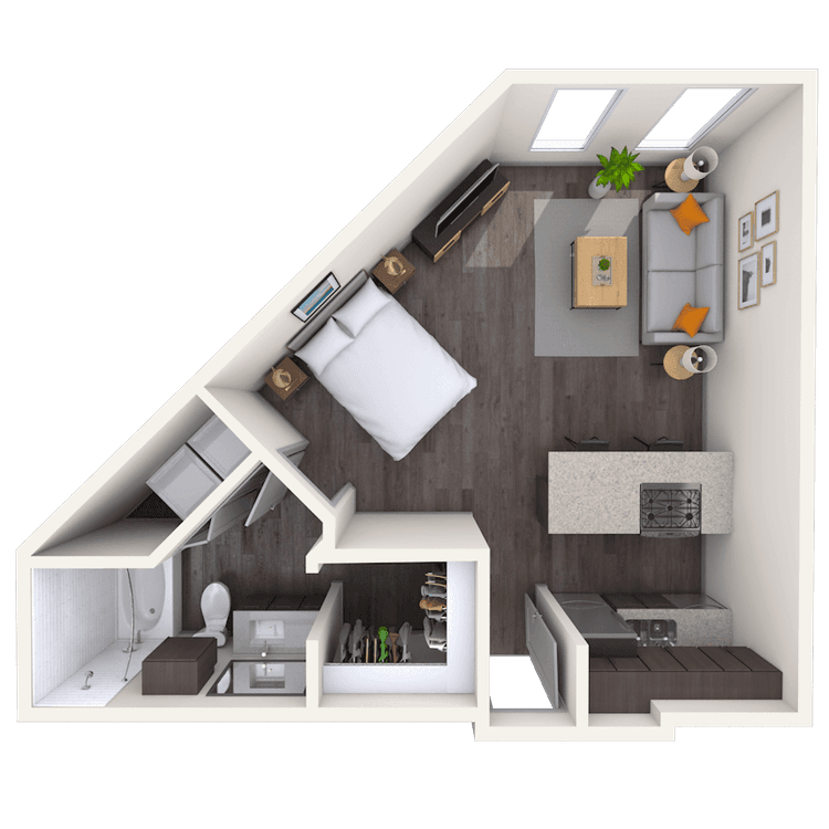 Floorplan image of unit 13041