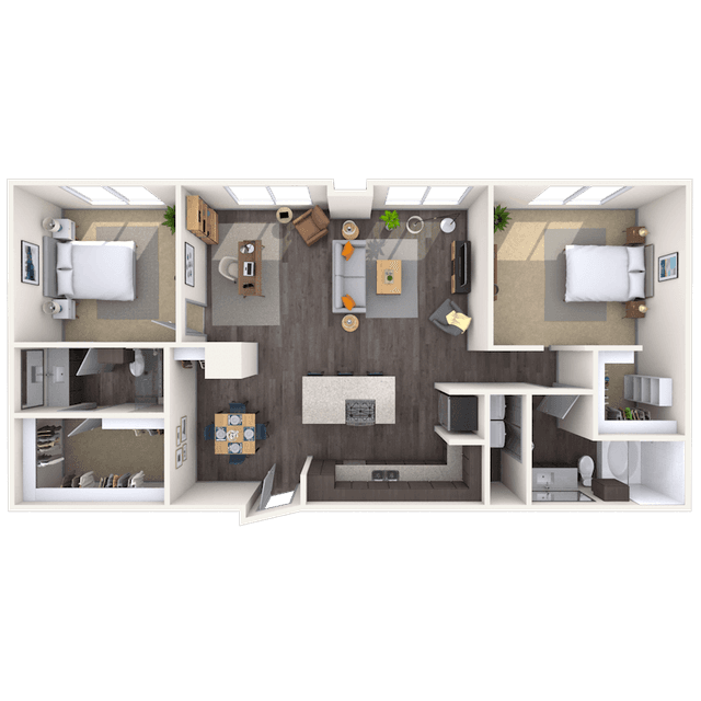 Floorplan image of unit 13075