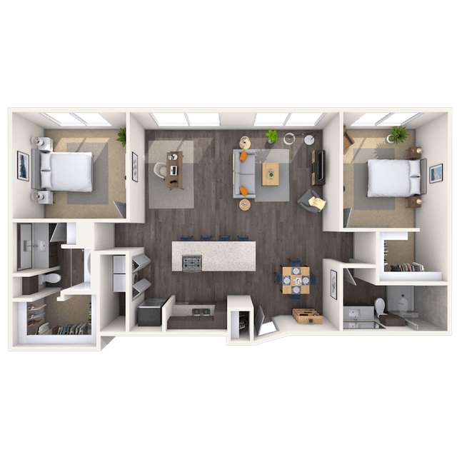 Floorplan image of unit 13088