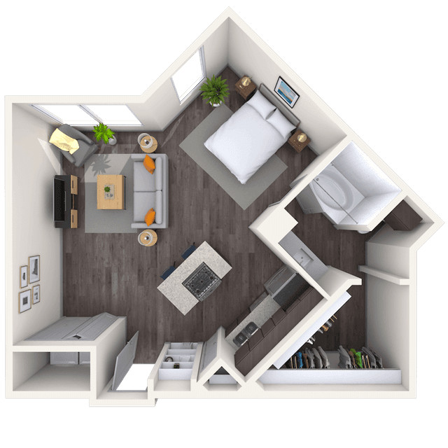 Floorplan image of unit 13093