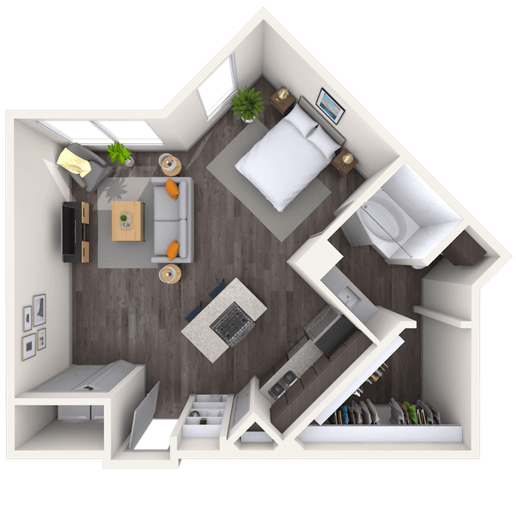 Floorplan image of unit 13093